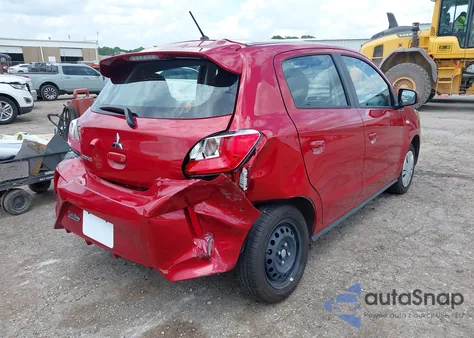 2024 Mitsubishi Mirage Es/Le from USA, damaged, VIN ML32AUHJXRH020493